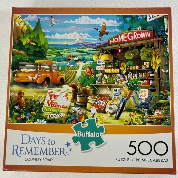 Buffalo Games Other - Buffalo Games Days to Remember Country Road‎ 500 Piece Jigsaw Puzzle